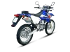 Vue 3 de l'échappement Suzuki DR-Z 400 S 2002