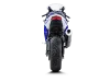 Vue 5 de l'échappement Suzuki GSX-R600 2004