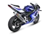 Vue 4 de l'échappement Evolution Line (Carbon) for SUZUKI GSX-R600 2005