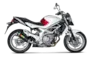 Vue 4 de l'échappement Suzuki Gladius 2009