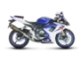 Vue 3 de l'échappement  for SUZUKI GSX-R750 2006