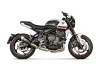 Vue 2 de l'échappement Racing Line (Titanium) for TRIUMPH TRIDENT 660 2024