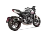 Vue 3 de l'échappement Racing Line (Titanium) for TRIUMPH TRIDENT 660 2024