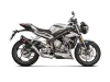 Vue 2 de l'échappement  for TRIUMPH STREET TRIPLE / DAYTONA 765 S / R / RS 2017
