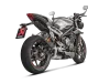 Vue 3 de l'échappement  for TRIUMPH STREET TRIPLE / DAYTONA 765 S / R / RS 2017