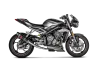 Vue 2 de l'échappement Slip-On Line (Carbon) for TRIUMPH STREET TRIPLE 765 S / R / RS 2019
