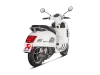Vue 3 de l'échappement Slip-On Line (SS) for VESPA GTS 125 / SUPER / SPORT / TECH 2024