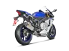 Vue 4 de l'échappement Evolution Line (Titanium) for YAMAHA R1 2019