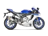 Vue 3 de l'échappement Racing Line (Titanium) for YAMAHA R1 2019
