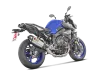 Vue 3 de l'échappement Yamaha MT-10/FZ-10 2016