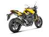 Vue 3 de l'échappement Evolution Line (Carbon) for YAMAHA FZ 1 FAZER 2008