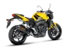 Vue 2 de l'échappement Yamaha FZ 1 FAZER 2006