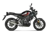 Vue 3 de l'échappement Racing Line (Titanium) for YAMAHA XSR125 / XSR125 LEGACY 2024