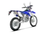 Vue 3 de l'échappement Yamaha WR250F 2012