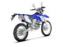 Vue 3 de l'échappement Yamaha WR250F 2012