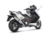 Vue 3 de l'échappement  for YAMAHA TMAX 2008