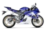 Vue 3 de l'échappement  for YAMAHA R6 2008
