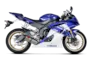 Vue 3 de l'échappement  for YAMAHA R6 2008