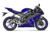 Vue 3 de l'échappement Slip-On Line (Titanium) for YAMAHA R6 2016