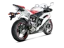 Vue 4 de l'échappement  for YAMAHA R6 2008