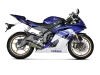 Vue 2 de l'échappement Slip-On Line (Titanium) for YAMAHA R6 2016