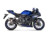 Vue 2 de l'échappement Racing Line (Titanium) for YAMAHA R7 2025