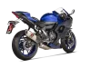 Vue 3 de l'échappement Racing Line (Titanium) for YAMAHA R7 2025