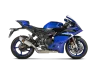 Vue 2 de l'échappement Racing Line (Titanium) for YAMAHA R9 2026