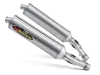 Vue 1 de l'échappement Slip-On Line (Titanium) for APRILIA TUONO 1000 2006