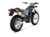 Vue 4 de l'échappement Yamaha TW 125 1999